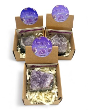 Amethist Cluster – Edelsteen Cadeautje ca. 5 cm