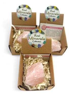 Rozenkwarts Cluster – Edelsteen Cadeautje ca. 5 cm
